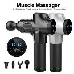 Deep Relief Pro™ Muscle Massage Gun – 20–30 Speed Touchscreen Portable Deep Tissue Muscle Massager