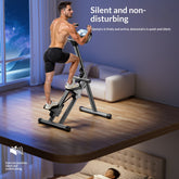 Foldable Vertical Climber & Stepper Machine – Full‑Body Workout, 90‑LB Resistance, Anti‑Slip Pedals & Mobile Holder