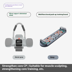 Professional Abdominal Wheel with Elbow Support – Dual‑Wheel Core Trainer for Abs, Strength & Home Fitness Downlying Support Combination
