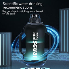 Premium Smart Sports Bottle T30 - 1300ml Wireless Charging with LED Display