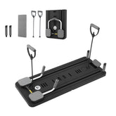 Everfit Pilates Board Foldable Reformer Multi Functional Exercise Trainer Black