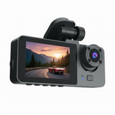 Black A2 Triple Lens Car Dash Camera Recorder