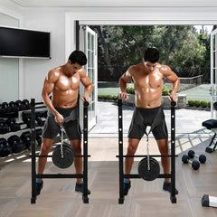 Seektop Weighted Pull Up Dip Belt With Chain (100kg Capacity) - Home Gym Strength Training Waist Belt, Black Eva Material