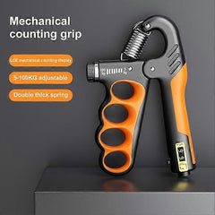 Grip Strength Trainer 5-100KG Mechanical Forearm Trainer Counter Men Women Adjustable Hand Grip Strength orange
