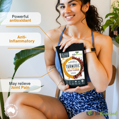 95% Organic Curcumin Extract Cocoa Flavour - Turmeric Powder With Black Pepper - Organic and with Black Pepper, 125g