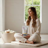 Package of NutraNourished collagen beauty formula on a white background