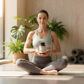 Vitamin supplement bottle labeled 'Ginger with Black Pepper' by NutraNourished on a white background