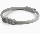2 PCS Grey 38cm Pilates Ring Circle with Comfort Foam Handles for Core & Muscle Toning