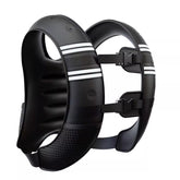 Black Gym Partner Weighted Vest - Adjustable & Reflective for Running, Training & Strength Building(10KG)