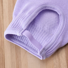 Black 2-Pack Women's Non-Slip Yoga Gloves - Open Back Half Finger Cotton Stretchy Grip Gloves for Aerial Yoga, Pilates, and Fitness