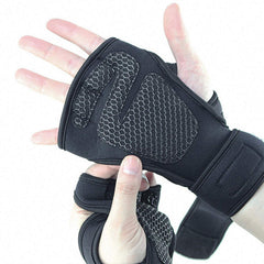 Premium Half-Finger Fitness Gloves - Non-Slip Gym Training Gloves