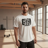 Men's Mesh Breathable Gym T-Shirt | Graphic Training Tee