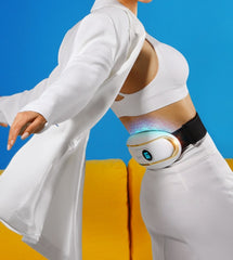 Heated Back Pain Relief Belt – Electric Pulse Therapy Waist Massager for Muscle Tension & Sciatica Support