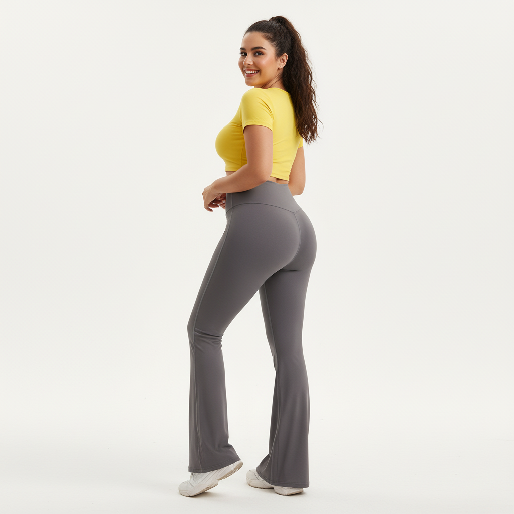 OFC Women's High Waist Flare Yoga Pants - Bootcut Workout Leggings