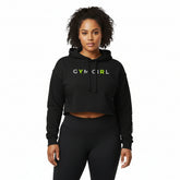 Crop Hoodie - Women's Cropped Fleece Hoodie | Online Fitness Center