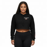 OFC Women's Cropped Hoodie - Premium Fleece Activewear with Raw Hem