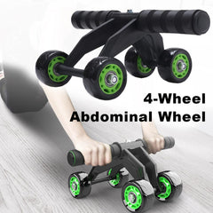 Four-Wheel Abdominal Roller Trainer