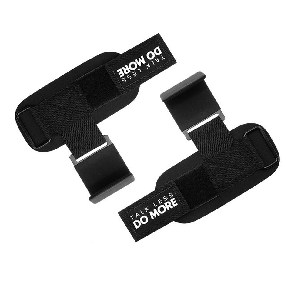 Heavy-Duty Weightlifting Hook Grips with Wrist Wraps