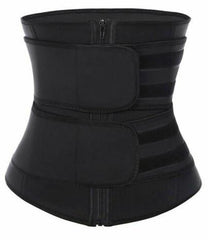 Double-Belt Steel-Boned Neoprene Waist Trainer