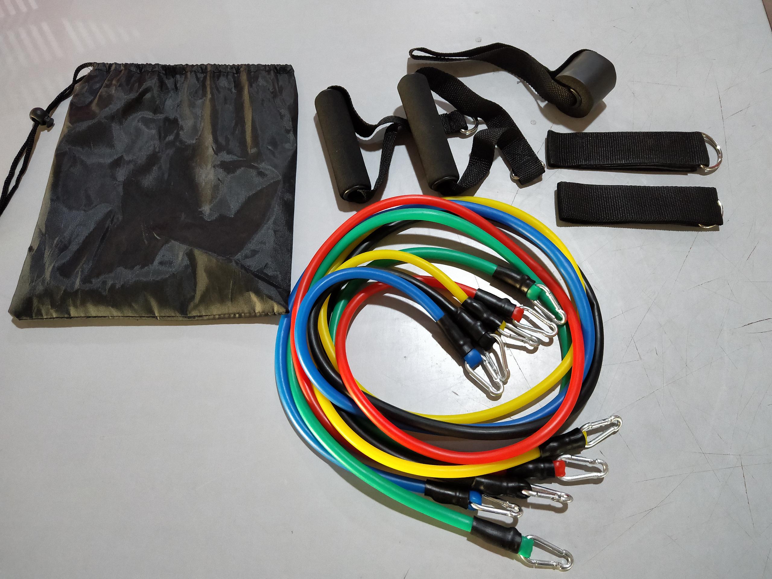 Fitness Rally Elastic Rope Resistance Band 11pcs max
