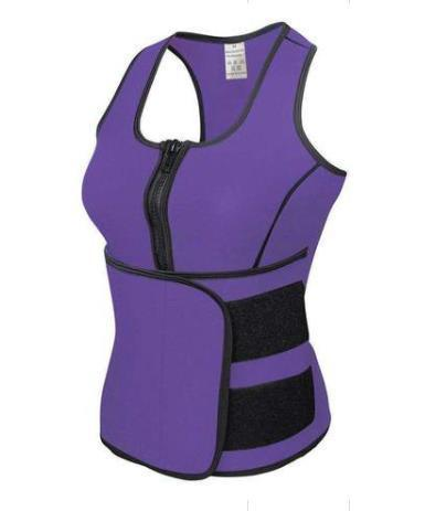 Formiva Waist Trainer Vest – Full‑Body Shapewear for Waist Slimming & Tummy Control Purple