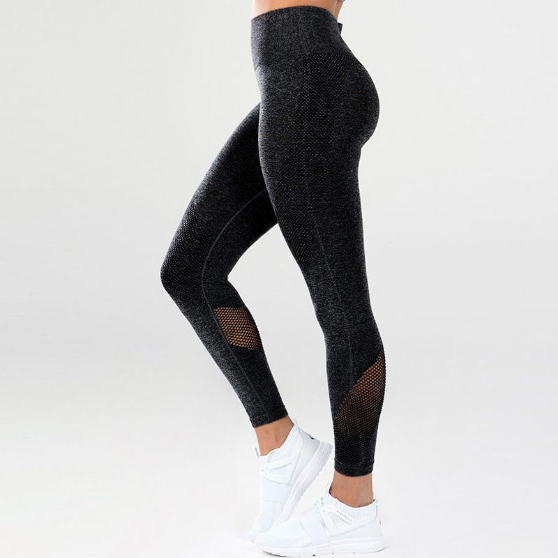 Premium Women's Fitness Yoga Leggings - High-Waist Performance Pants black