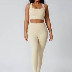 Premium Skinny Yoga Set - 2-Piece Gym Exercise Suit
