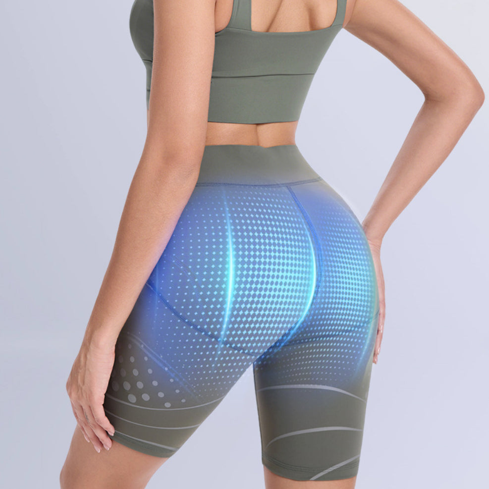 Smart EMS Fitness Leggings with Hip‑Enhancing Pulse Technology – Yoga, Workout & Body Sculpting Pants