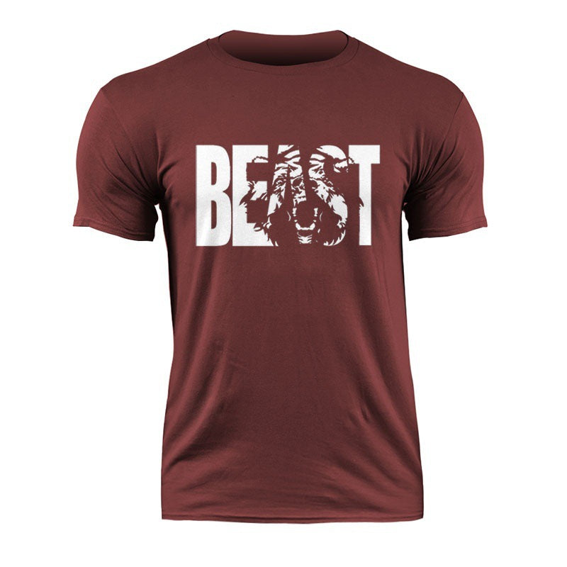 Premium Combed Cotton Fitness T-Shirt - Plus Size Men's Activewear | Summer Workout Tee | Online Fitness Center