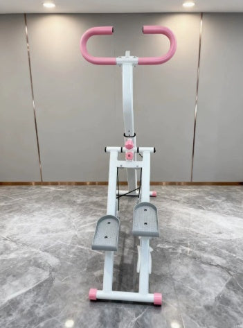 Foldable Vertical Climber & Stepper Machine – Full‑Body Workout, 90‑LB Resistance, Anti‑Slip Pedals & Mobile Holder