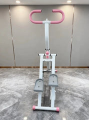 Foldable Vertical Climber & Stepper Machine – Full‑Body Workout, 90‑LB Resistance, Anti‑Slip Pedals & Mobile Holder