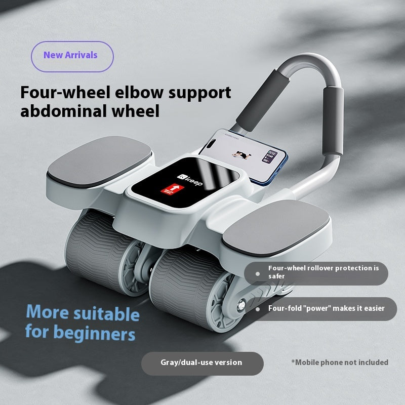 Professional Abdominal Wheel with Elbow Support – Dual‑Wheel Core Trainer for Abs, Strength & Home Fitness Upgrade Abdominal Wheel