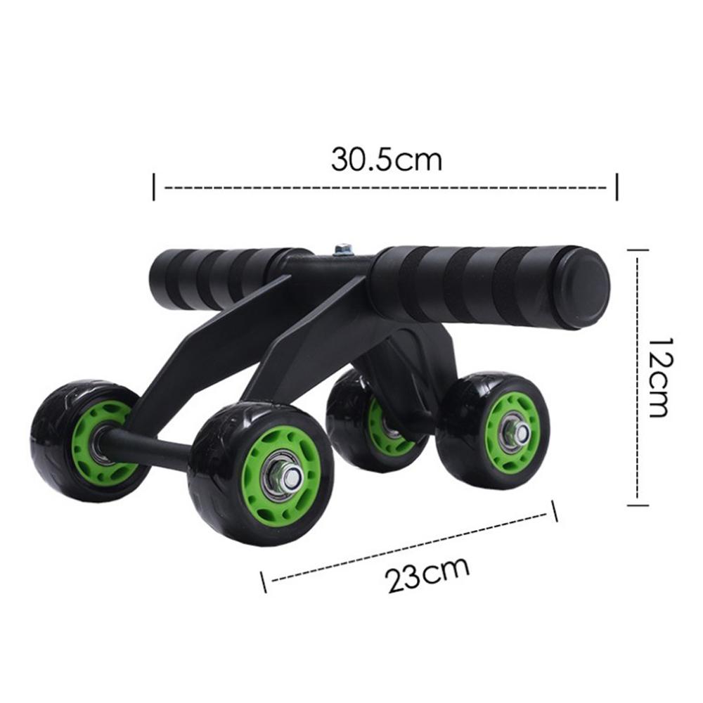Four-Wheel Abdominal Roller Trainer