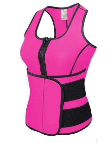 Formiva Waist Trainer Vest – Full‑Body Shapewear for Waist Slimming & Tummy Control Red