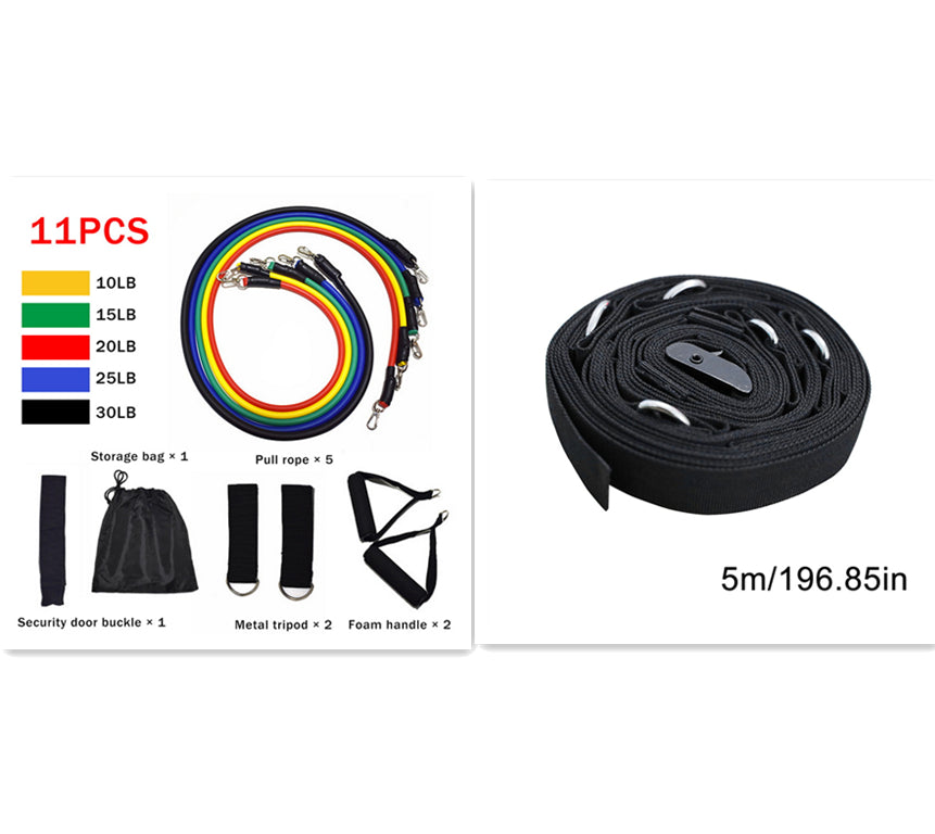 Fitness Rally Elastic Rope Resistance Band Set2