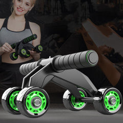 Four-Wheel Abdominal Roller Trainer