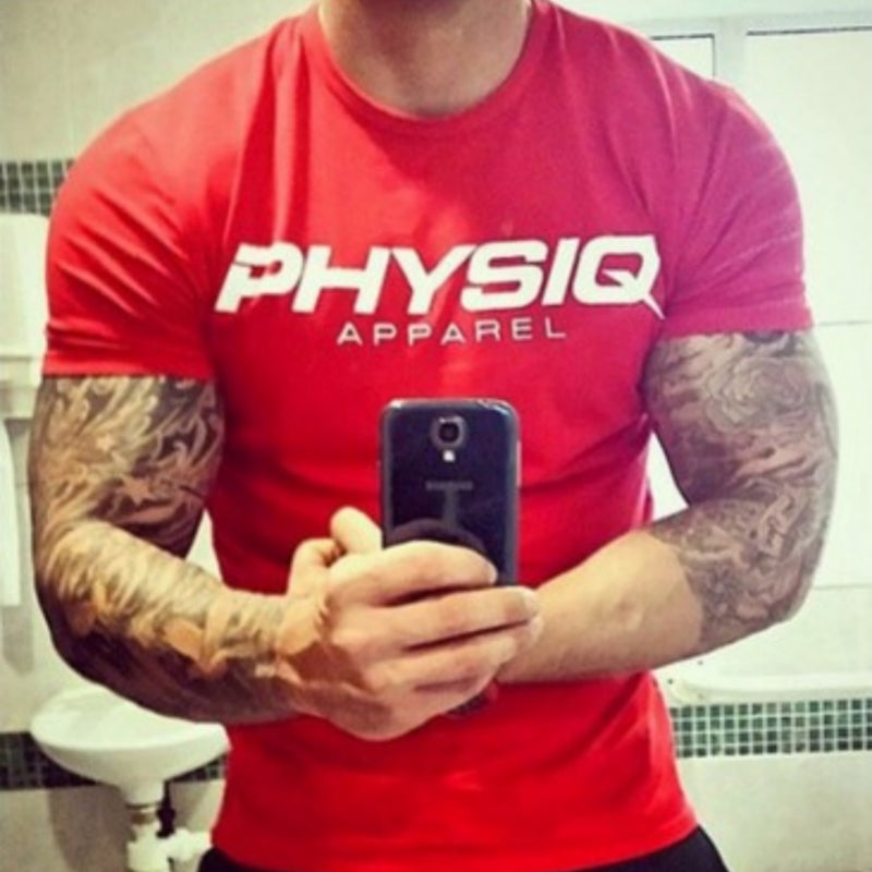Premium Men's Sports T-Shirt - Cotton Running Exercise Tee
