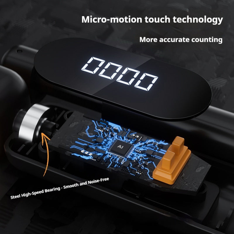 Premium Cordless Smart Jump Rope with Weighted Balls & Intelligent Digital Counter
