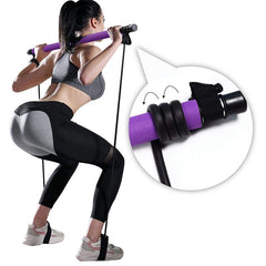 Premium Portable Pilates Bar with Resistance Bands - Full Body Workout
