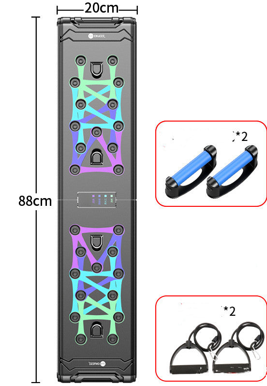 Premium Intelligent Push-Up Board - Color-Coded Multifunctional Training System Exclusive model with rally