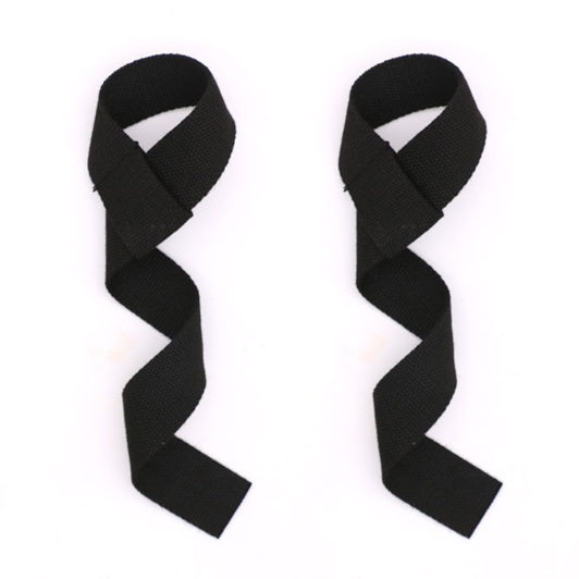 2-Piece Weightlifting Wrist Straps Set Black