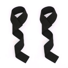 2-Piece Weightlifting Wrist Straps Set Black