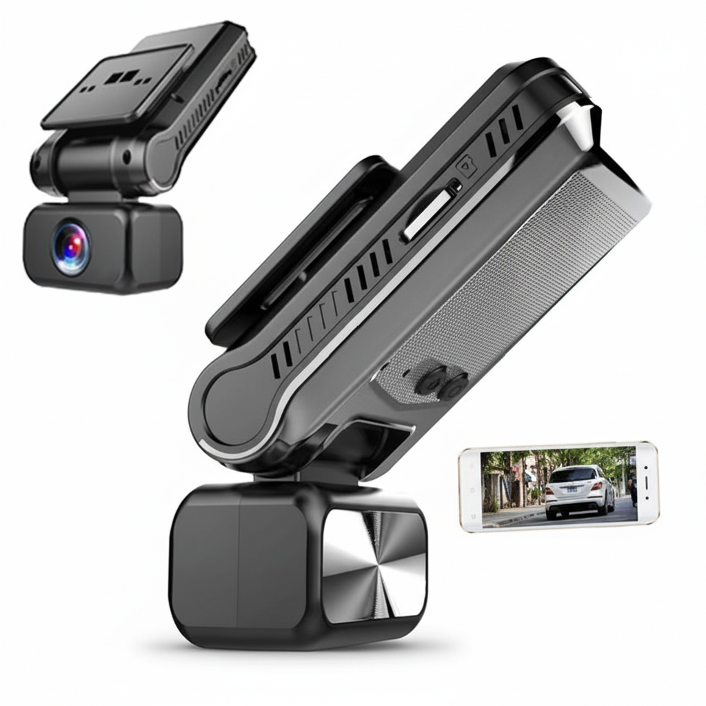 4K Ultra HD Dash Cam with WiFi, Night Vision, Motion Detection & 170° Wide‑Angle Lens – Premium Vehicle Recorder