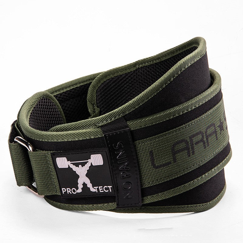 Men’s Large Fitness Weight Belt Army Green