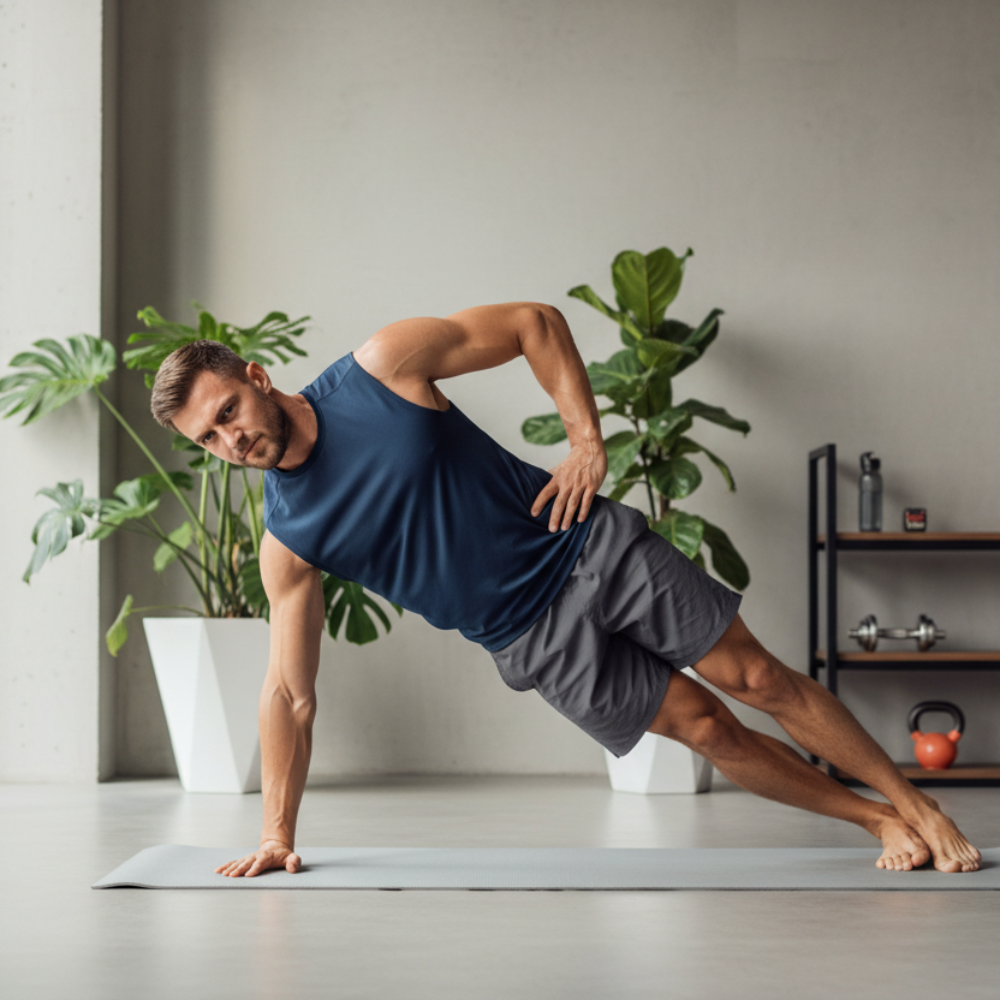 Powertrain Dual Layer 6mm Yoga Mat | Slate Grey | Non-slip Surface And Carry Strap For Ultimate Comfort And Portability