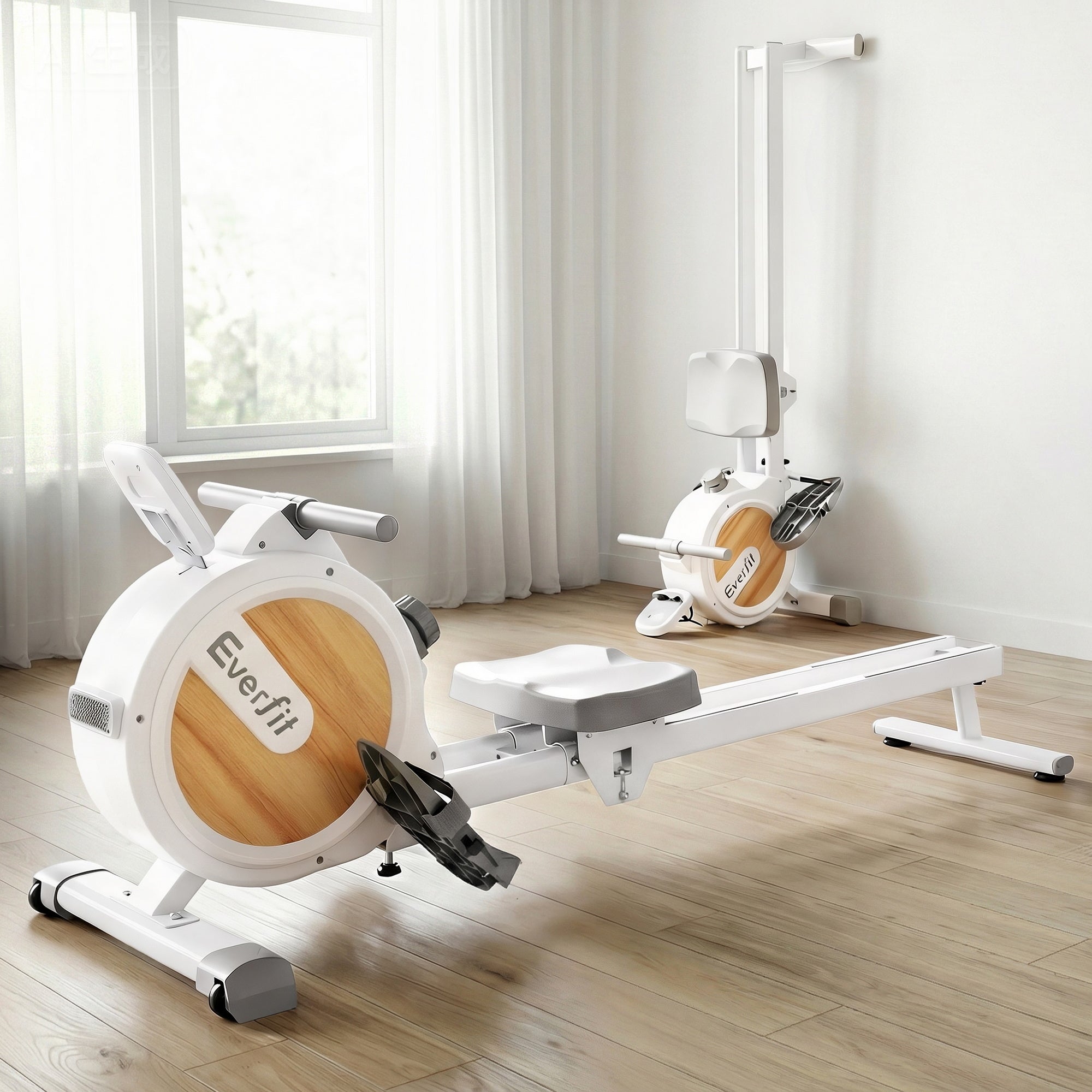 Magnetic Rowing Machine | Home Gym Cardio with 16 Resistance Levels, Bluetooth & Scandinavian Design