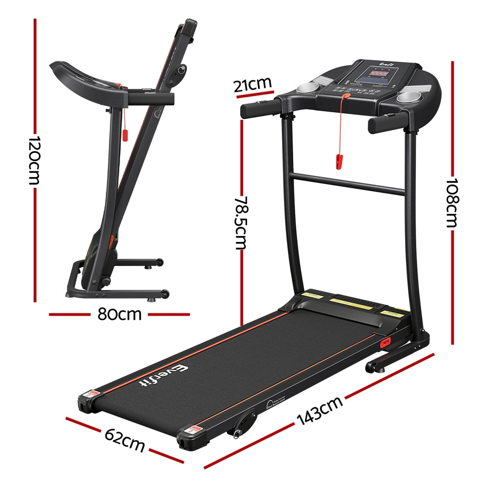 Electric Treadmill | Home Gym Cardio Machine with Incline & 12 Programs