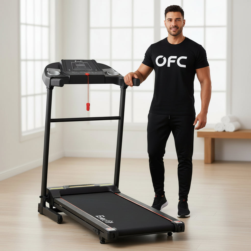 Electric Treadmill | Home Gym Cardio Machine with Incline & 12 Programs