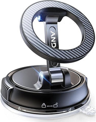 Car Phone Holder for [78+LBS Strongest Suction & 2400gf Magnetic] 360° Adjustable Car Phone Mount-Car Phone Holder