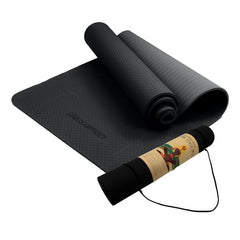TPE Yoga Mat 6mm – Non‑Slip, Eco‑Friendly, Pilates & Home Workout Mat | Online Fitness Center